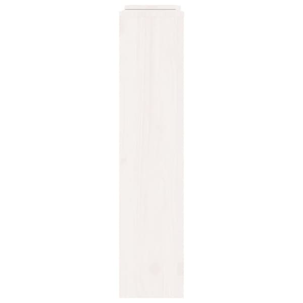 The Living Store radiatorskjuler 210x21x85 cm massivt fyrretræ hvid -  Radiatorer – tilbehør