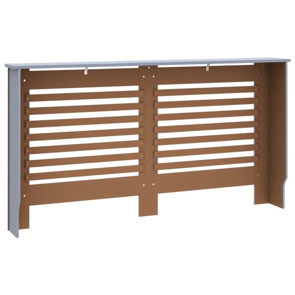 The Living Store radiatorskjuler 152x19x81,5 cm MDF antracitgrå -  Radiatorer – tilbehør