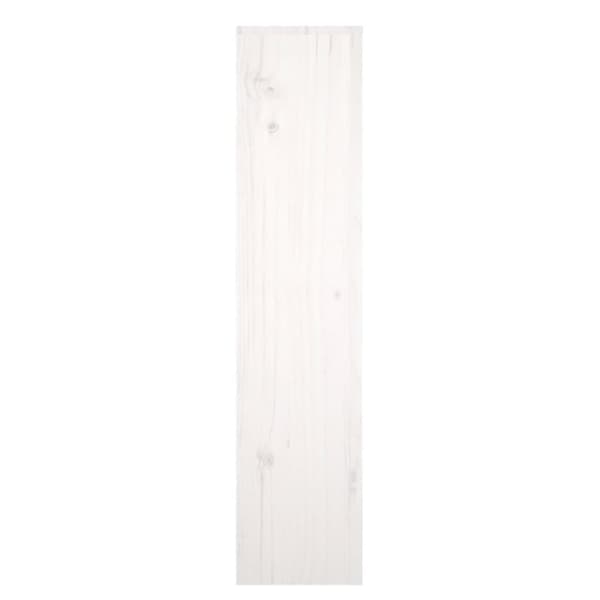 The Living Store radiatorskjuler 153x19x84 cm massivt fyrretræ hvid - Radiatorer – tilbehør