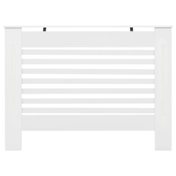 Radiatorer – tilbehør - Living radiatorskjulere 2 stk. 112 x 19 x 81,5 cm MDF hvid