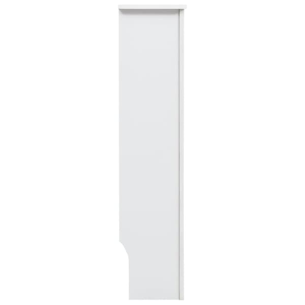 Radiatorer – tilbehør - Living radiatorskjulere 2 stk. 112 x 19 x 81,5 cm MDF hvid