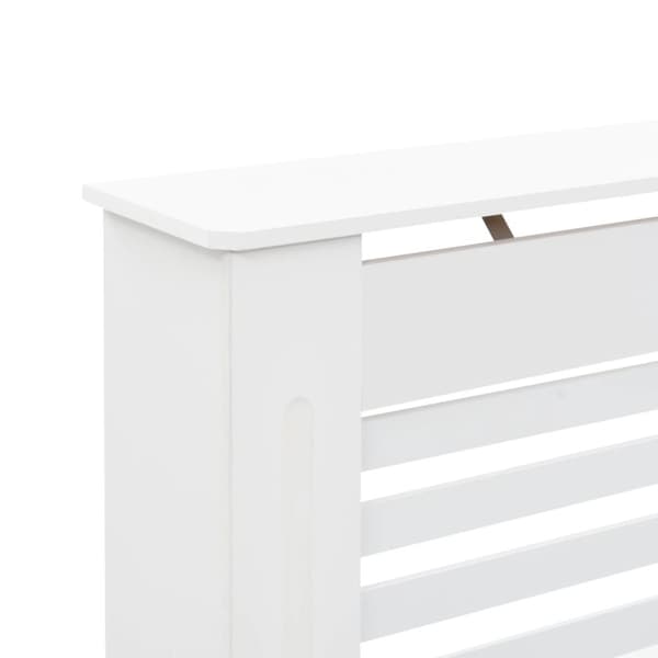 Radiatorer – tilbehør - Living radiatorskjulere 2 stk. 112 x 19 x 81,5 cm MDF hvid