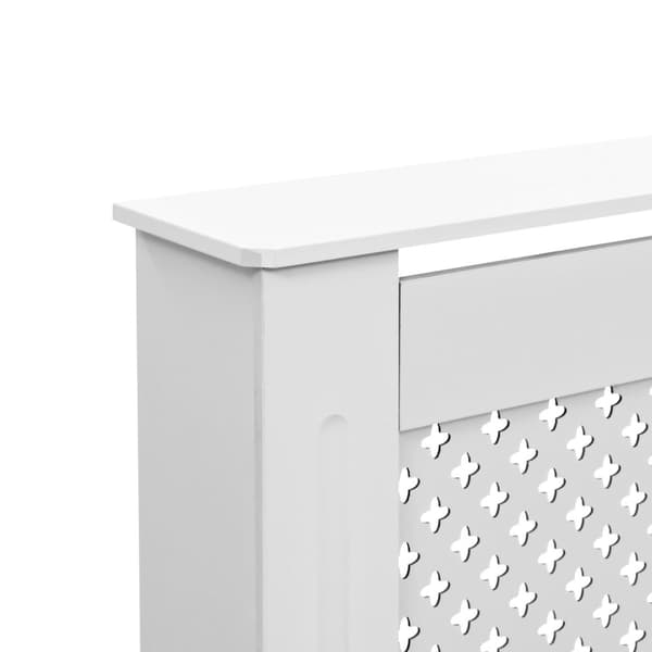 Radiatorer – tilbehør - Living radiatorskjuler MDF 112 x 19 x 81,5 cm hvid