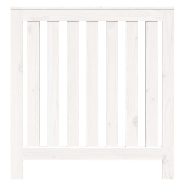 Radiatorer – tilbehør - Living radiatorskjuler 79,5x19x84 cm massivt fyrretræ hvid
