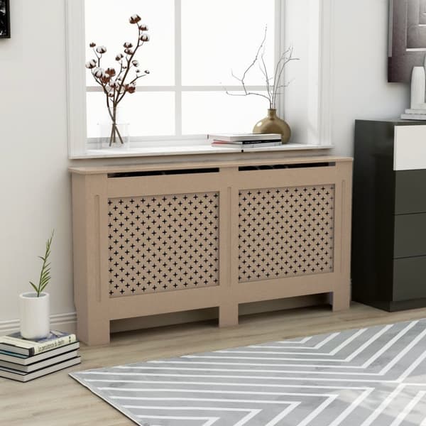 Lämpöpatteritarvikkeet - Living Lämpöpatterin suoja MDF 152x19x81,5 cm