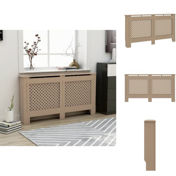 Lämpöpatteritarvikkeet - Living Lämpöpatterin suoja MDF 152x19x81,5 cm