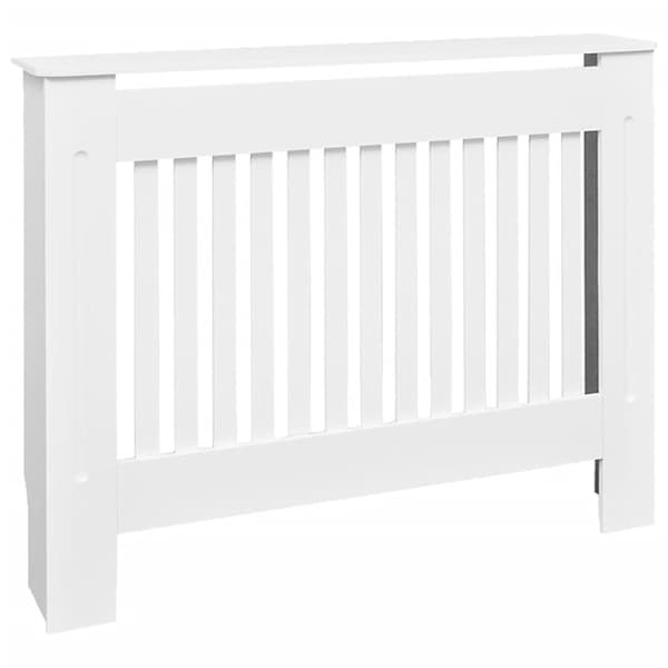 Lämpöpatteritarvikkeet - Valkoinen MDF Patterinsuojakaappi 112 cm