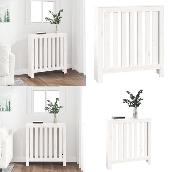 Elementskydd Vit 79,5x19x84 cm massiv furu - Elementskydd - Element Skydd - Home & Living