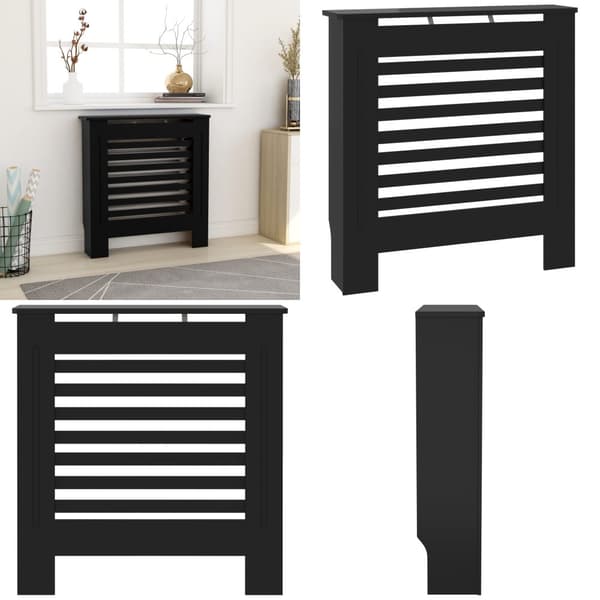 Radiatorskjuler 78 cm MDF sort - Radiatorskjuler - Radiatorskjulere - Home & Living