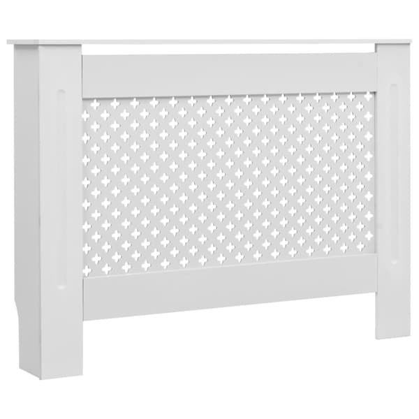 Elementskydd 2 st vit 112x19x81,5 cm MDF - Elementskydd - Radiatorskydd - Home & Living