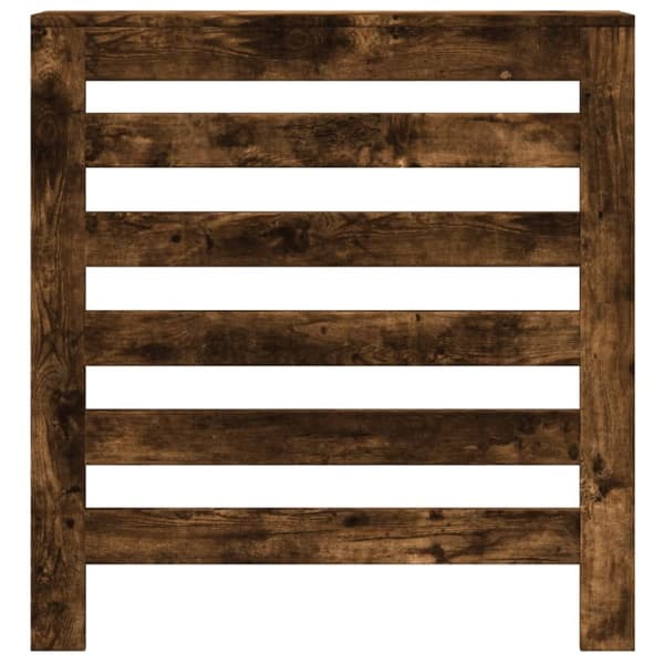 radiatorskjuler 78x20x82 cm konstrueret træ røget egetræsfarve
