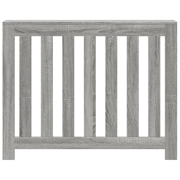 radiatorskjuler 104x20x82 cm konstrueret træ grå sonoma-eg