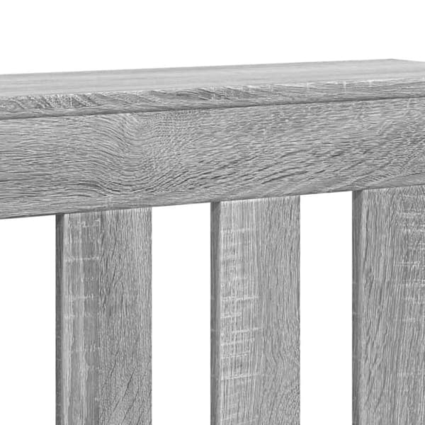 radiatorskjuler 104x20x82 cm konstrueret træ grå sonoma-eg