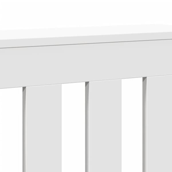 radiatorskjuler 78x20x82 cm konstrueret træ hvid