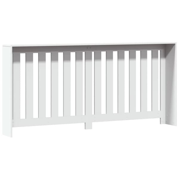 radiatorskjuler 175x20x82 cm konstrueret træ hvid