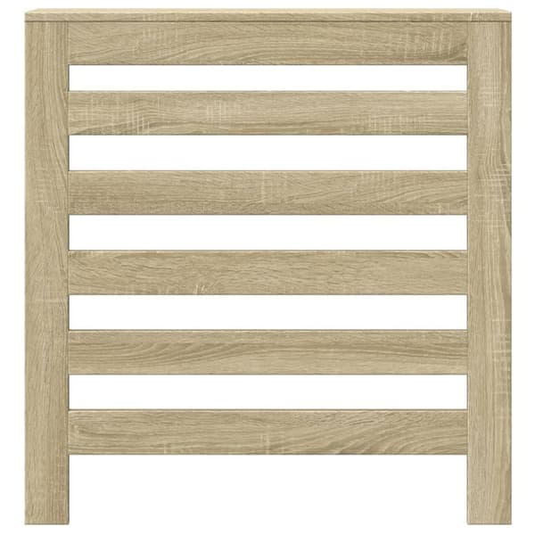 radiatorskjuler 78x20x82 cm konstrueret træ sonoma-eg