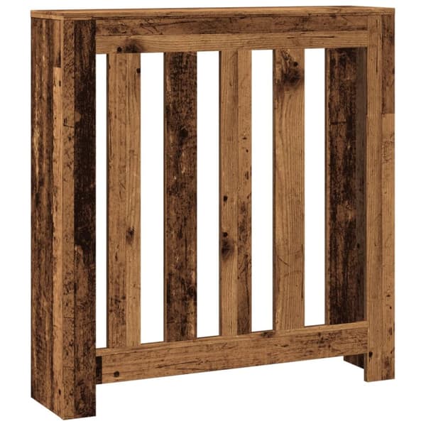 radiatorskjuler 78x20x82 cm konstrueret træ antikt træ
