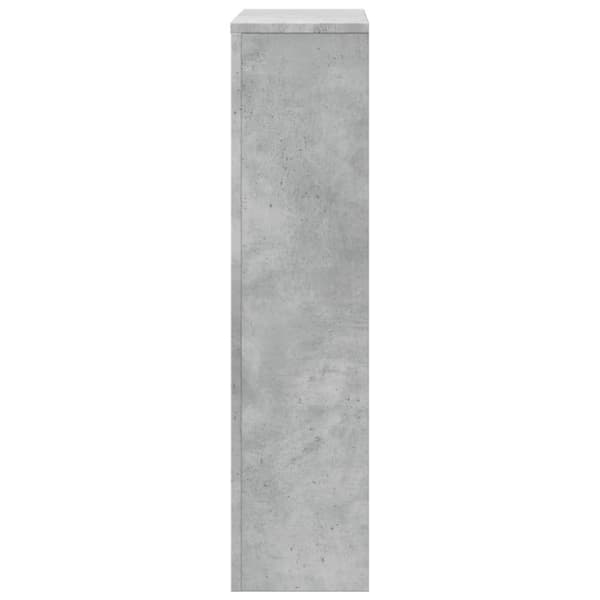 vidaXL Elementskydd betonggrå 78x20x82 cm konstruerat trä