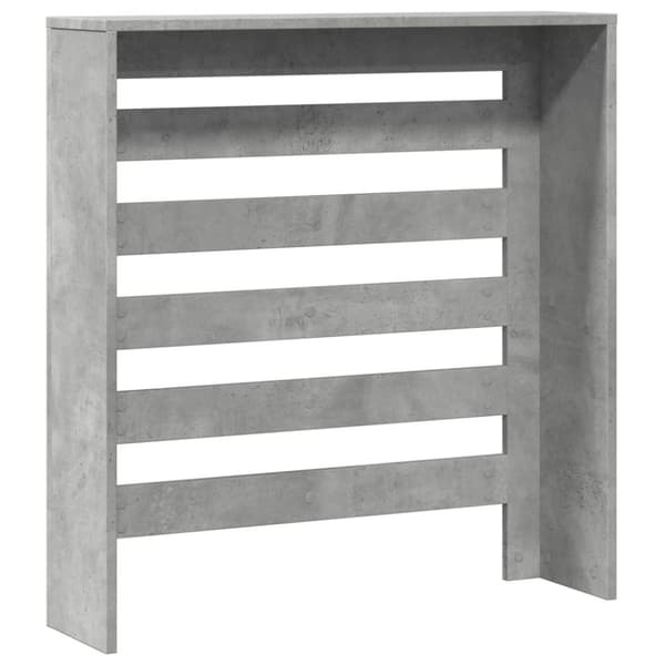 vidaXL Elementskydd betonggrå 78x20x82 cm konstruerat trä