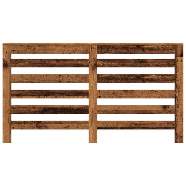 vidaXL Radiatordeksel gammelt tre 149x20x82 cm konstruert tre