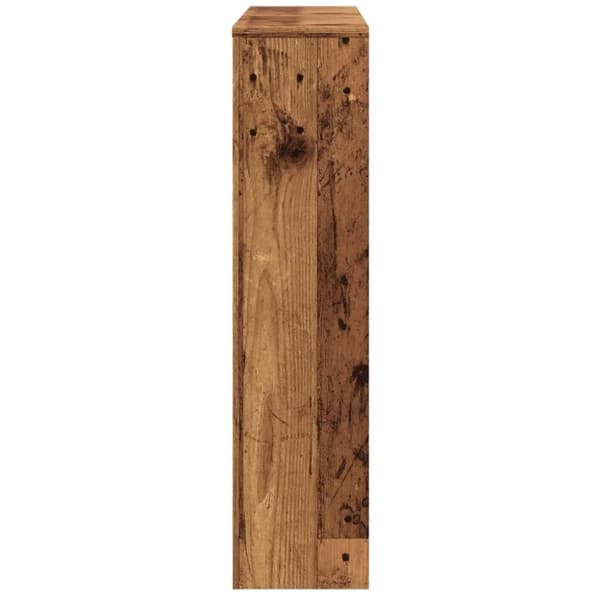 vidaXL Radiatordeksel gammelt tre 149x20x82 cm konstruert tre