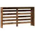 Miniatyrbilde 6 av 10: vidaXL Radiatordeksel gammelt tre 149x20x82 cm konstruert tre