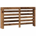 Miniatyrbilde 1 av 10: vidaXL Radiatordeksel gammelt tre 149x20x82 cm konstruert tre