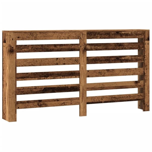 vidaXL Radiatordeksel gammelt tre 149x20x82 cm konstruert tre