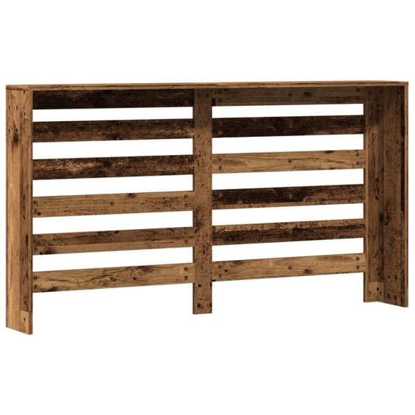 vidaXL radiatorskjuler 149x20x82 cm konstrueret træ antikt træ