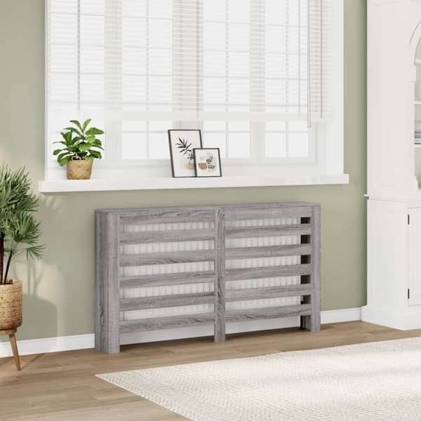 vidaXL Radiatordeksel sonoma eik 149x20x82 cm konstruert tre