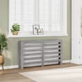 Miniatyrbilde 2 av 10: vidaXL Radiatordeksel sonoma eik 149x20x82 cm konstruert tre