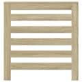 Miniatyrbilde 4 av 10: vidaXL Radiatordeksel sonoma eik 78x20x82 cm konstruert tre