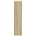 Miniatyrbilde 5 av 10: vidaXL Radiatordeksel sonoma eik 78x20x82 cm konstruert tre