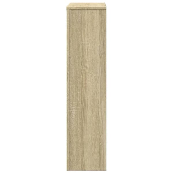 vidaXL Radiatordeksel sonoma eik 78x20x82 cm konstruert tre