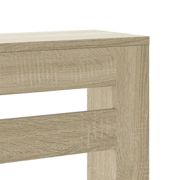vidaXL Radiatordeksel sonoma eik 78x20x82 cm konstruert tre
