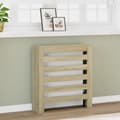 Miniatyrbilde 2 av 10: vidaXL Radiatordeksel sonoma eik 78x20x82 cm konstruert tre