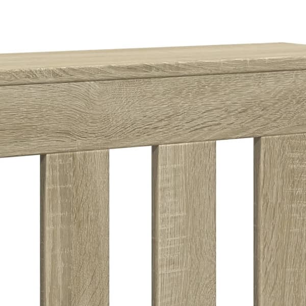 vidaXL Radiatordeksel sonoma eik 175x20x82 cm konstruert tre