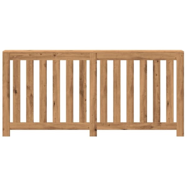 vidaXL Radiatordeksel artisan eik 175x20x82 cm konstruert tre