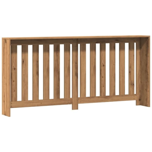 vidaXL Radiatordeksel artisan eik 175x20x82 cm konstruert tre