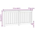 Miniatyrbilde 9 av 10: vidaXL Radiatordeksel artisan eik 175x20x82 cm konstruert tre