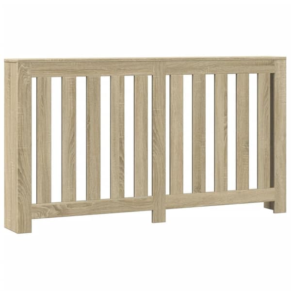 vidaXL radiatorskjuler 149x20x82 cm konstrueret træ sonoma-eg