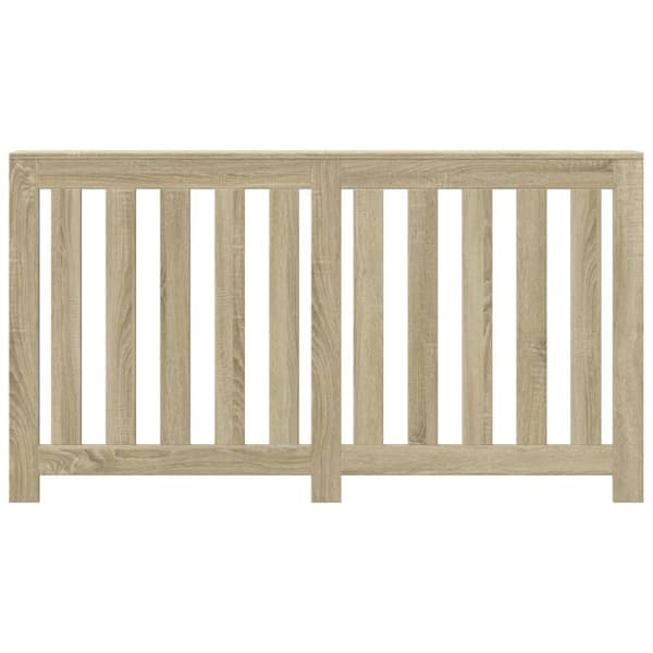 vidaXL radiatorskjuler 149x20x82 cm konstrueret træ sonoma-eg