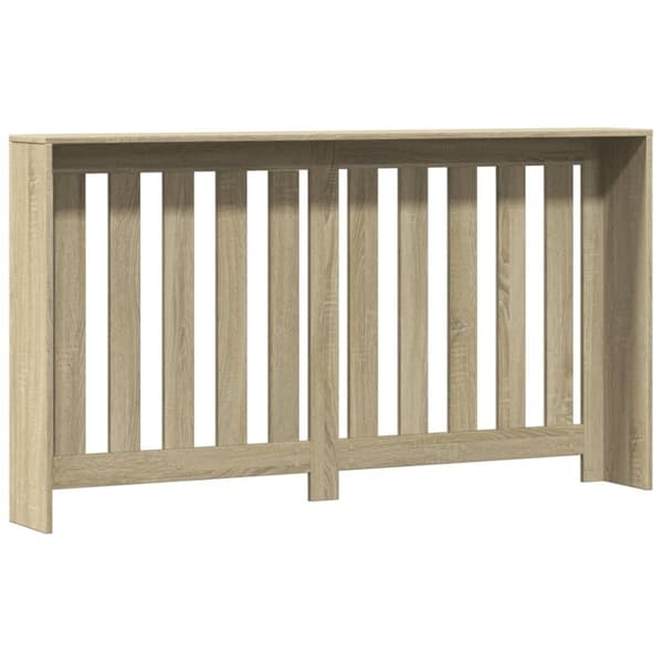 vidaXL radiatorskjuler 149x20x82 cm konstrueret træ sonoma-eg