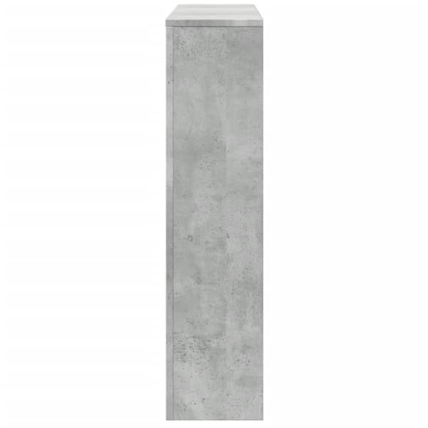 vidaXL radiatorskjuler 149x20x82 cm konstrueret træ betongrå
