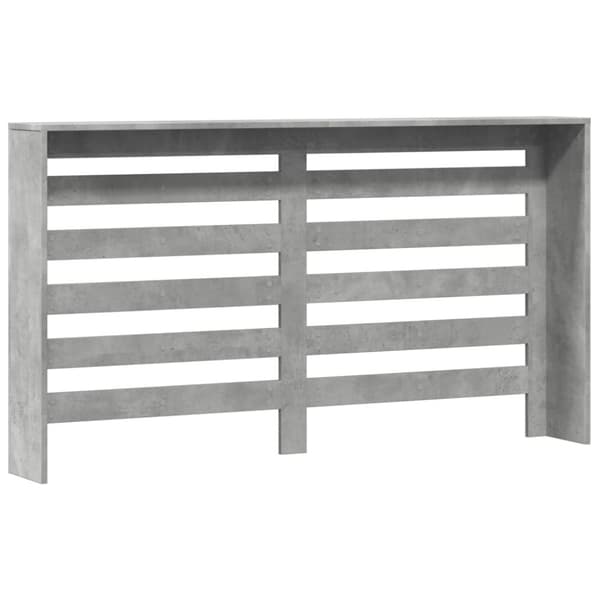 vidaXL radiatorskjuler 149x20x82 cm konstrueret træ betongrå