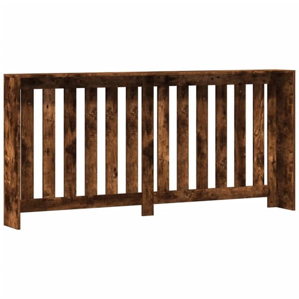 vidaXL radiatorskjuler 175x20x82 cm konstrueret træ røget egetræsfarve