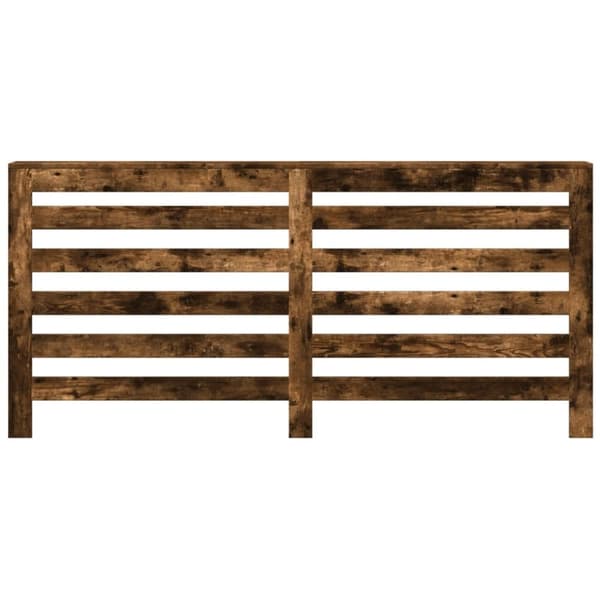 vidaXL radiatorskjuler 175x20x82 cm konstrueret træ røget egetræsfarve