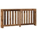 Miniatyrbilde 1 av 10: vidaXL Radiatordeksel gammelt tre 175x20x82 cm konstruert tre
