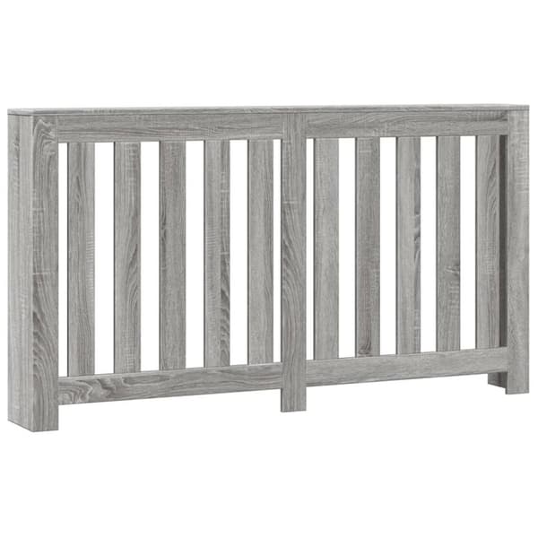 vidaXL radiatorskjuler 149x20x82 cm konstrueret træ grå sonoma-eg