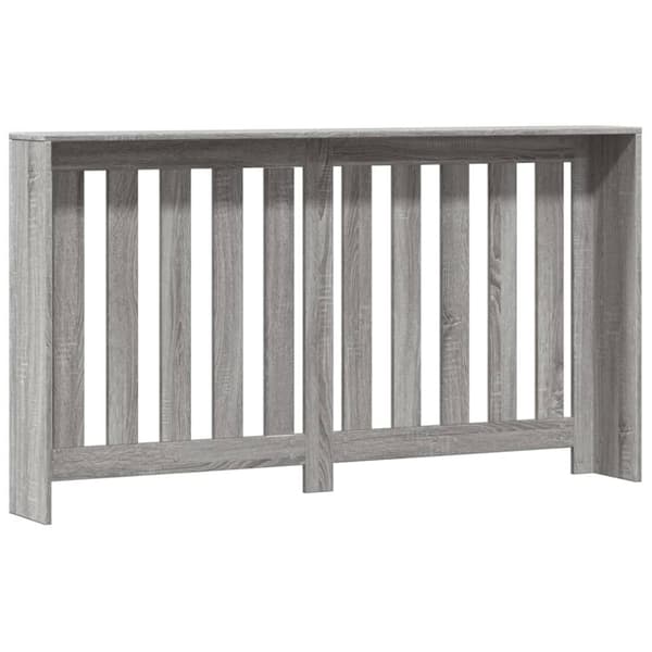 vidaXL radiatorskjuler 149x20x82 cm konstrueret træ grå sonoma-eg